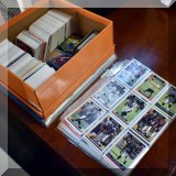 C06. Football and baseball cards. 